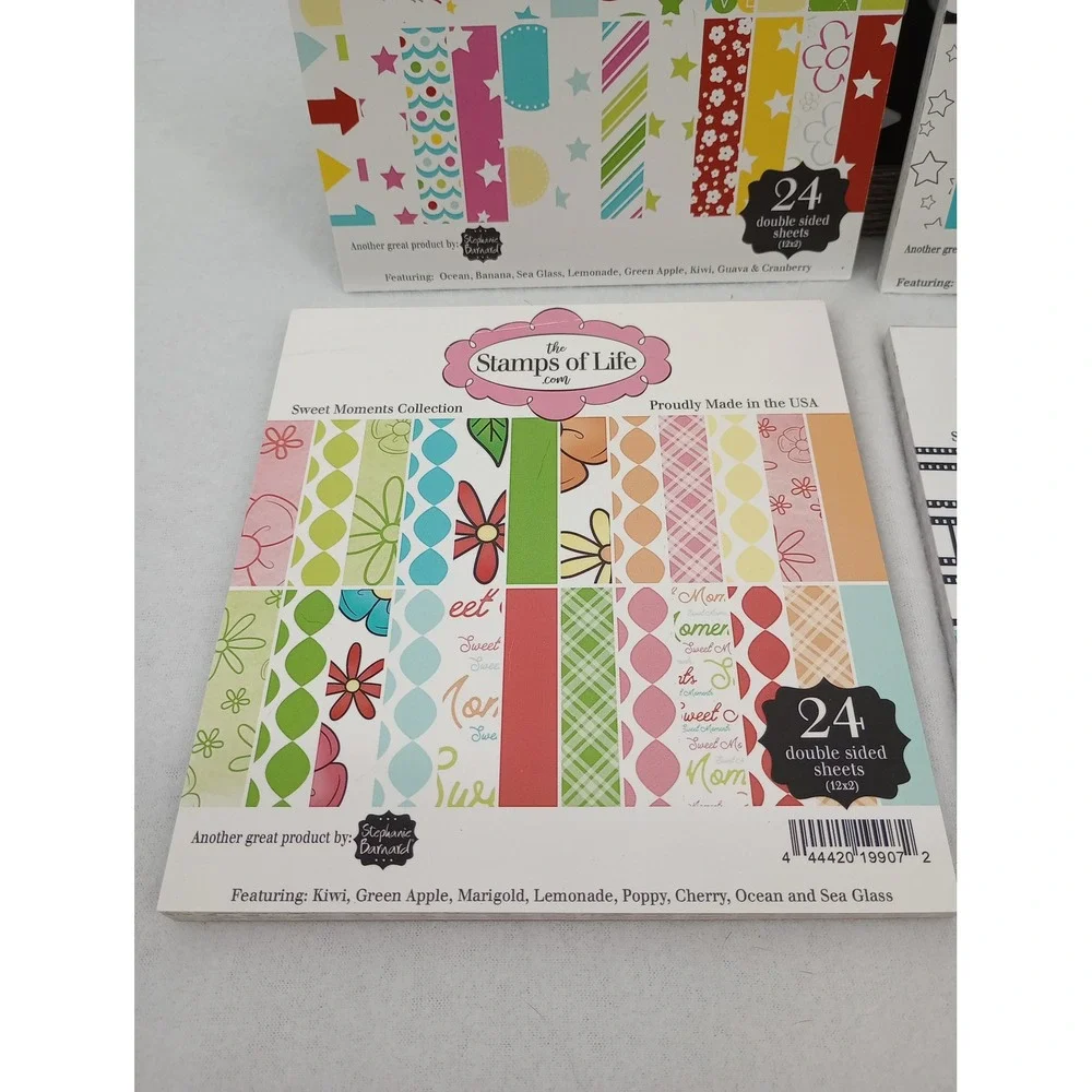 The Stamps of Life Paper Pad Sets Double Sided 6x6 4pk